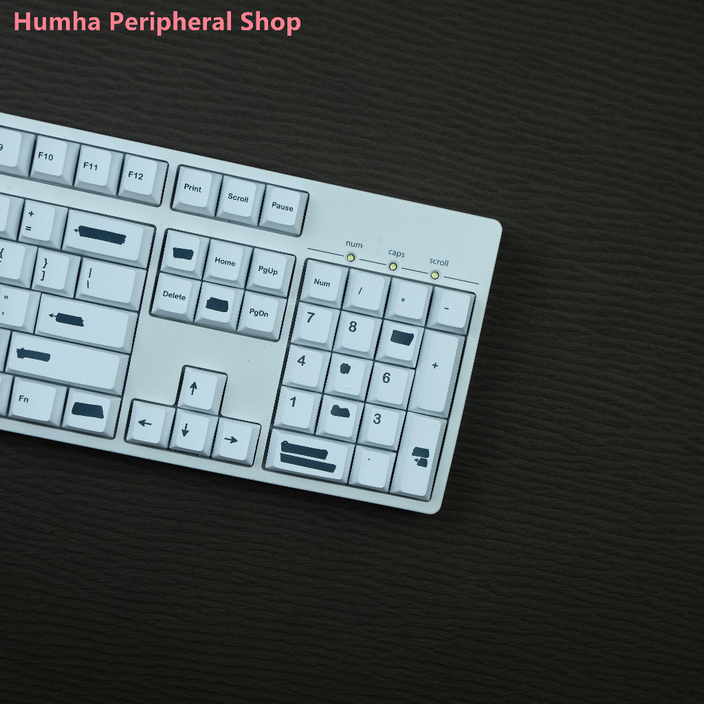 Humha Bộ Bàn Phím r2 keycaps Chất Liệu pbt Nhuộm Màu cherry profile Thay Thế Cá Nhân Hóa gmk redacted