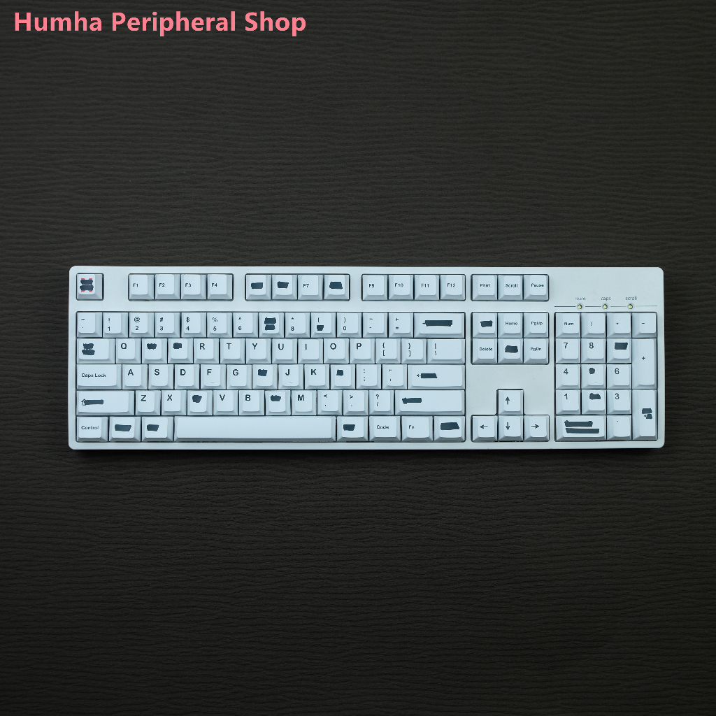 Humha Bộ Bàn Phím r2 keycaps Chất Liệu pbt Nhuộm Màu cherry profile Thay Thế Cá Nhân Hóa gmk redacted