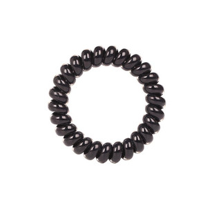 10 pcs Dây Cột Tóc Lò Xo Đen Co Giãn Cho Nữ