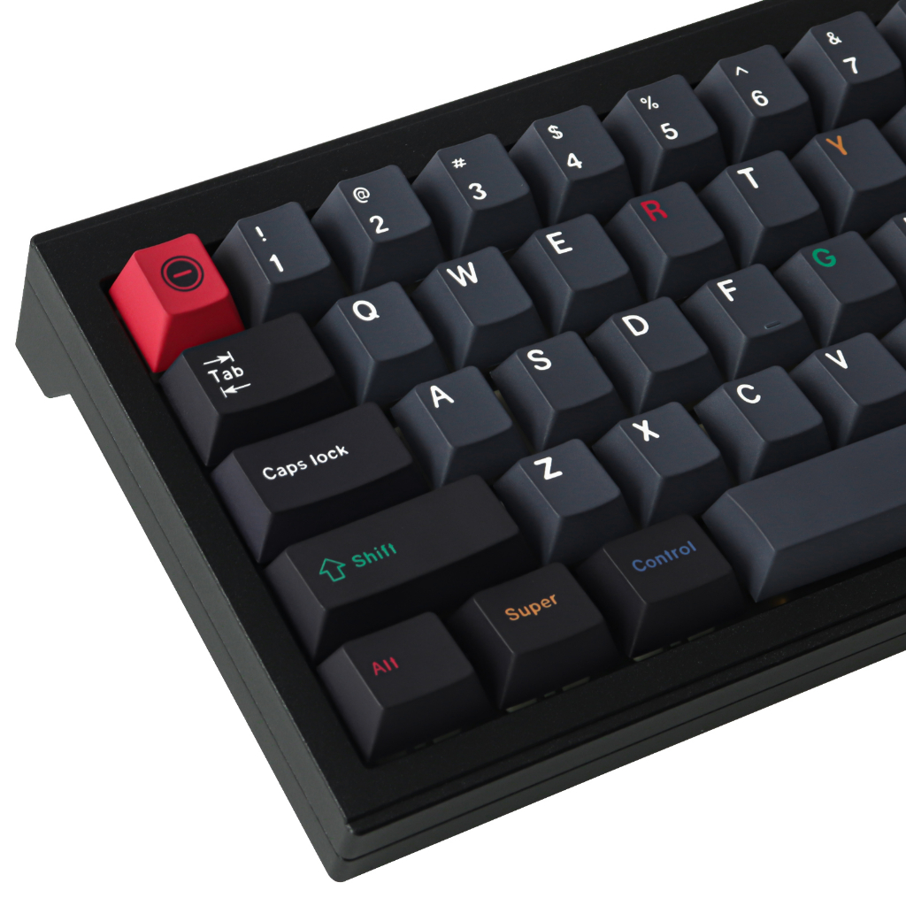 GMK Đèn Đen Keycaps, 134 Phím Keycaps PBT Anh Đào Hồ Sơ DYE-SUB Cá Tính Keycaps GMK Cho Bàn Phím Cơ