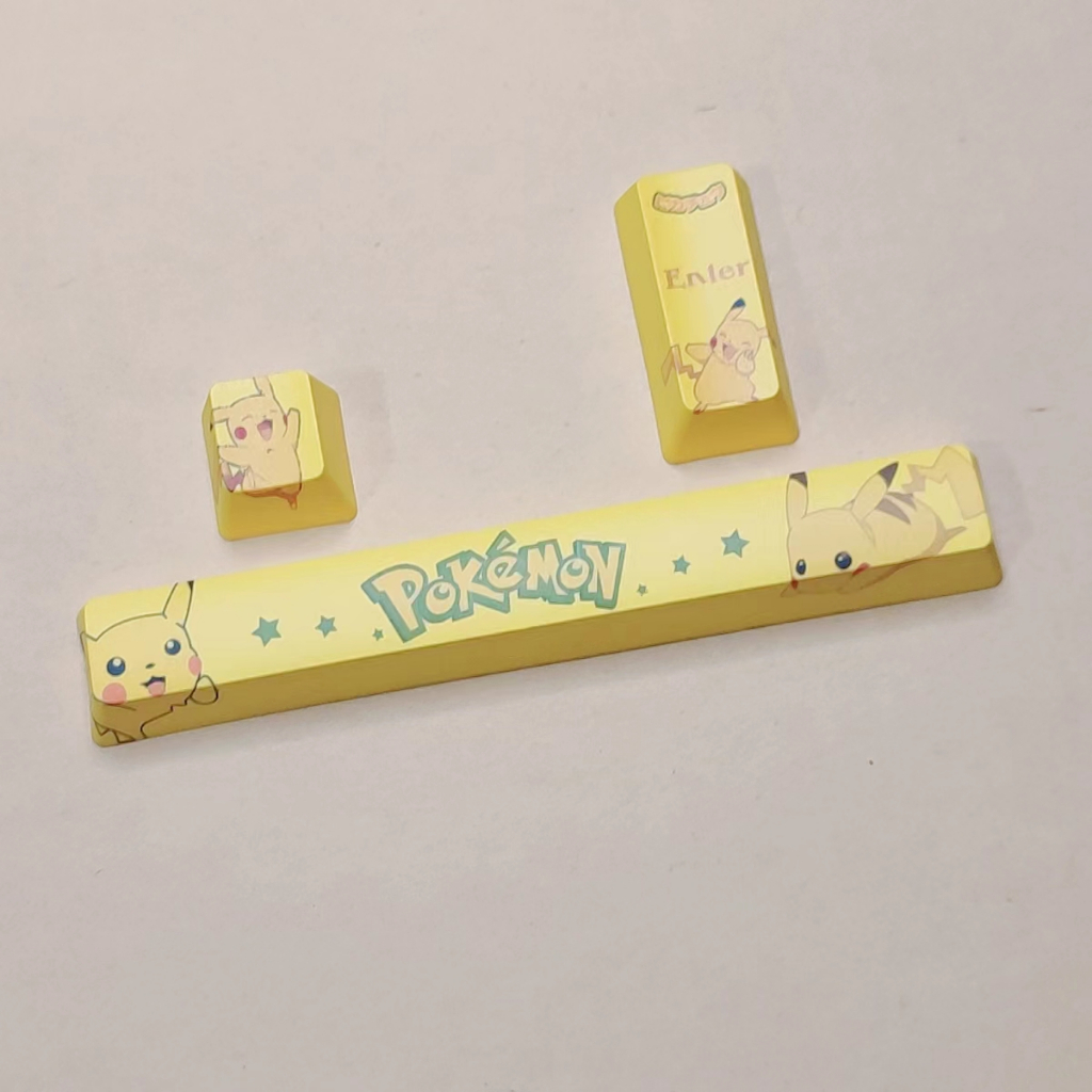 Bộ 3 Miếng Bọc Bàn Phím Hình pikachu Đáng Yêu