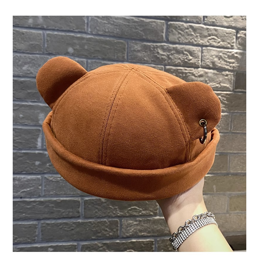 Mũ hip hop Đường Phố Hàn Quốc Hình Tai Mèo Dễ Thương Thời Trang Thu Đông Cho Nữ