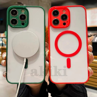 Ốp Điện Thoại Nhựa Cứng Trong Suốt Từ Tính Chống Sốc Chất Lượng Cao Cho iphone 14 13 12 11 pro max iphone 11
