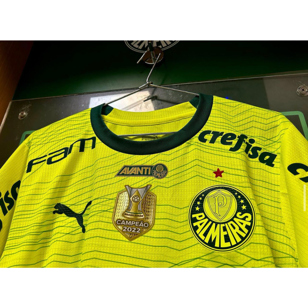 Áo Thun Bóng Đá Sân Khách Mùa palmeiras Size s-4xl * Chất Lượng Cao Size 23-24