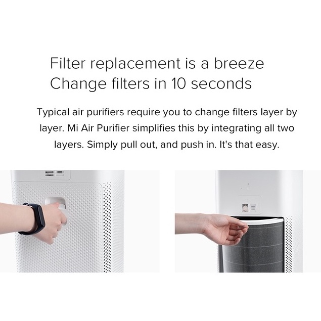 XIAOMI Tấm Lọc Không Khí Thay Thế Cho MI 1 Pro 2C 2S 2H 3 3H 3C ProH 4lite Xiaomi Mi Air Purifier Filter
