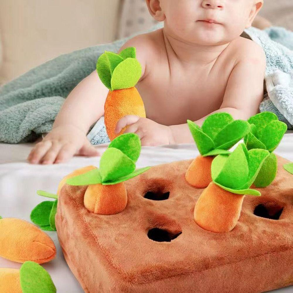 Đồ Chơi Củ Cà Rốt Nhồi Bông Ngộ Nghĩnh Đáng Yêu Cho Bé