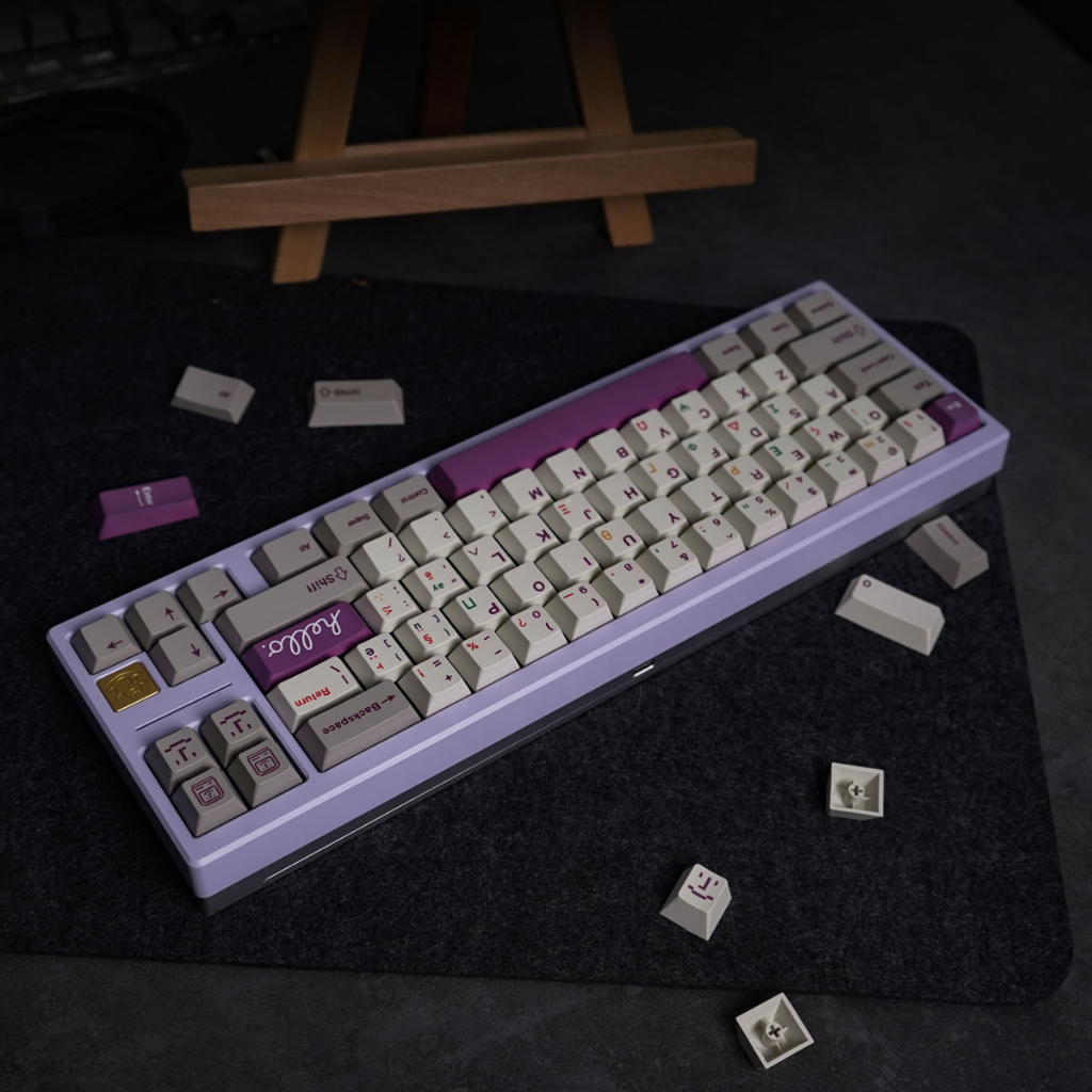 Vỏ Bảo Vệ Chìa Khóa Màu Tím Hy Lạp pbt dye-sub cherry profile Tùy Chỉnh