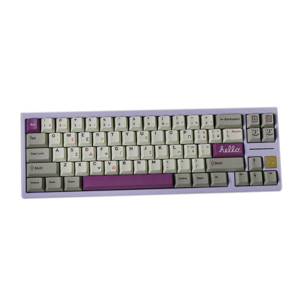 Vỏ Bảo Vệ Chìa Khóa Màu Tím Hy Lạp pbt dye-sub cherry profile Tùy Chỉnh