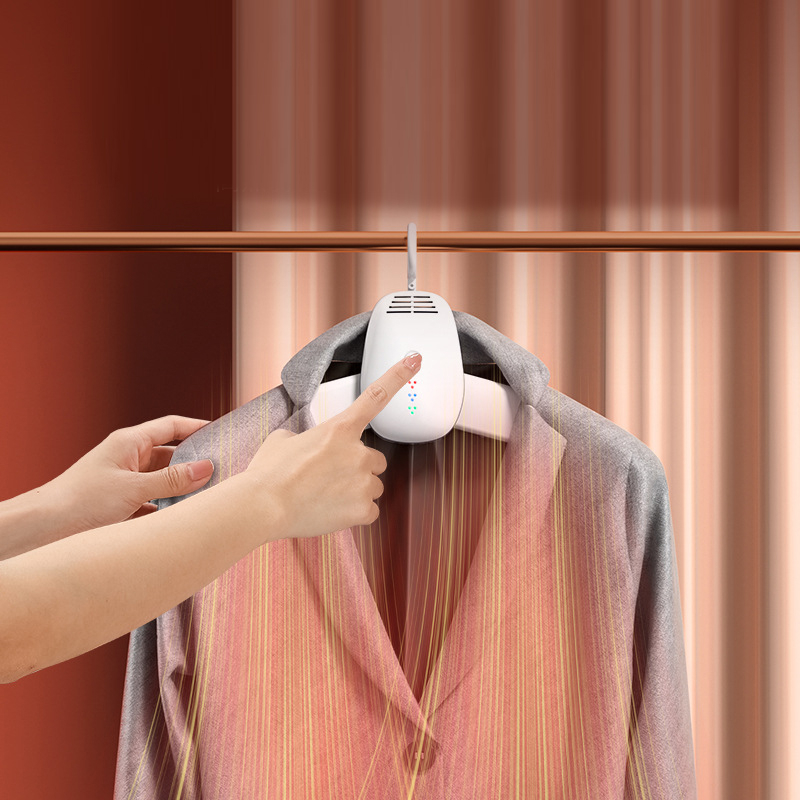 Điện Treo Quần Áo Di Động Có Thể Gập Lại Thông Minh ABS Máy Sấy Giày Móc Doanh Nghiệp Gia Đình Phích Cắm Châu Âu