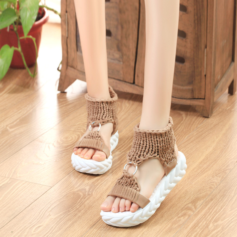 Giày sandal Đế Dày Co Giãn Thời Trang Cho Nữ