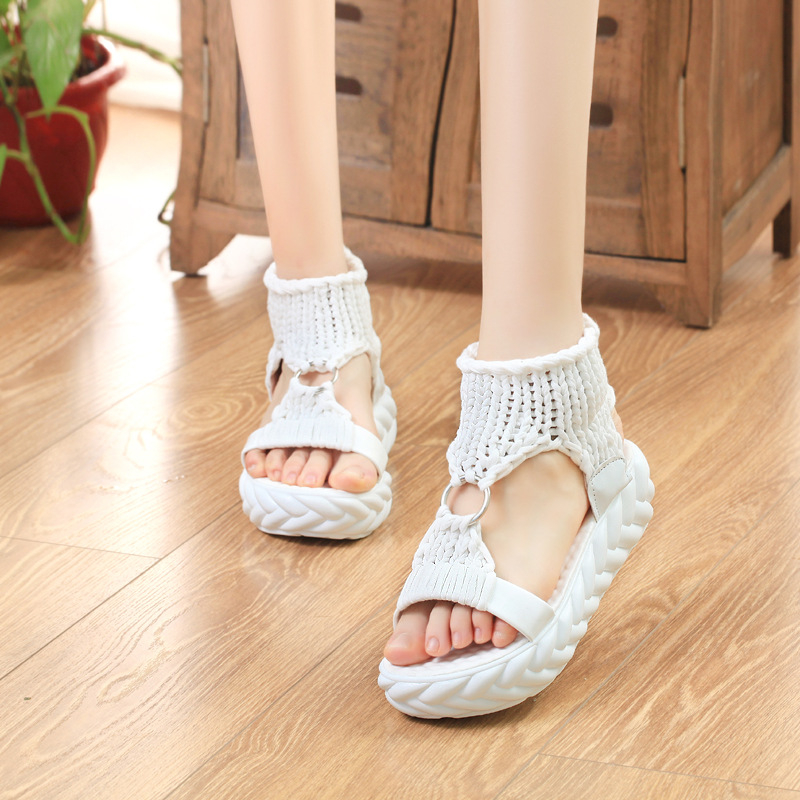 Giày sandal Đế Dày Co Giãn Thời Trang Cho Nữ