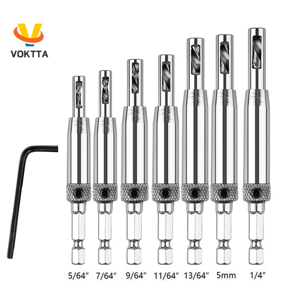 Bộ mũi khoan bản lề cửa Voktta 5 / 64-1 / 4 chất lượng cao