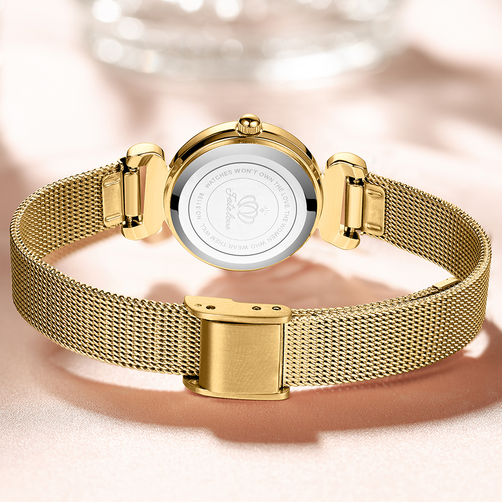 FATE LOVE Đồng Hồ Nữ Chính Hãng Chống Nước Thời Trang Cao Cấp 905