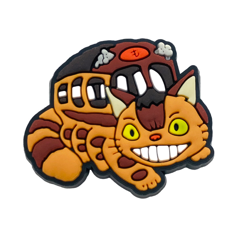 Mới 1 Khóa Kẹp Giày Dép crocs Hình Mèo Hoạt Hình Nhật Bản Dễ Thương diy Thích Hợp Làm Quà Tặng Cho Trẻ Em