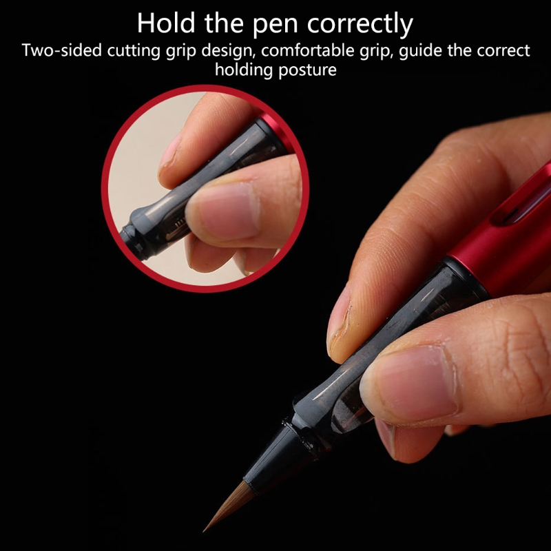 Bút mực đen viết thư pháp có thể bơm mực lại tiện dụng/Bút máy thư pháp/Bút lông thư pháp