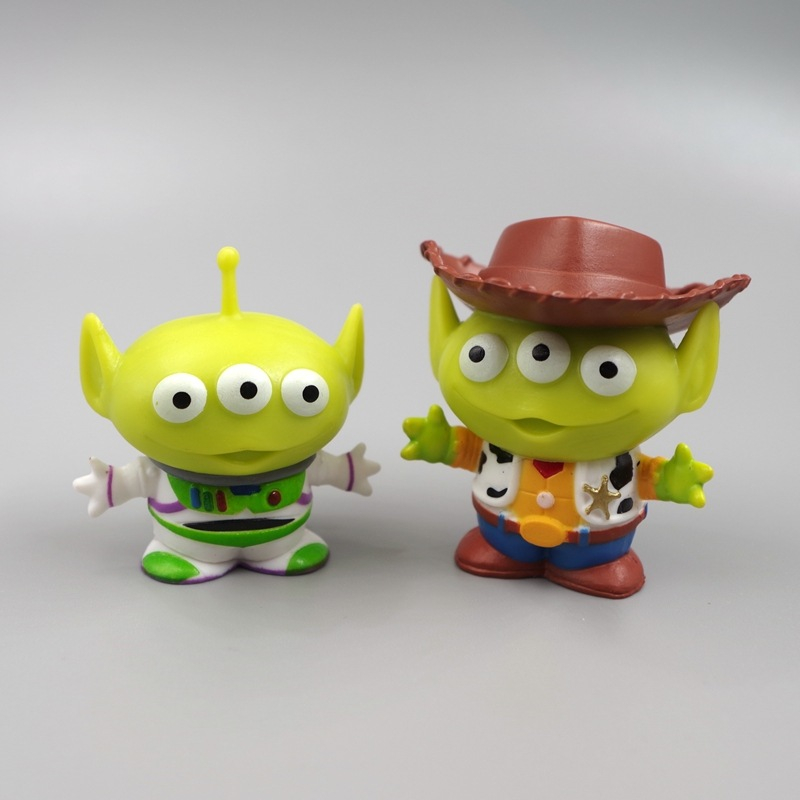 DISNEY Bộ 4 Mô Hình Nhân Vật sherif woody jessie lotso cowboy q Trong toy story
