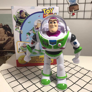  DISNEY Mô Hình Đồ Chơi Nhân Vật Toy Story 4 Juguete Woody Buzz Lightyear Phát Nhạc   Ánh Sáng 28cm Bằng PVC Dành Cho Trẻ Em 
