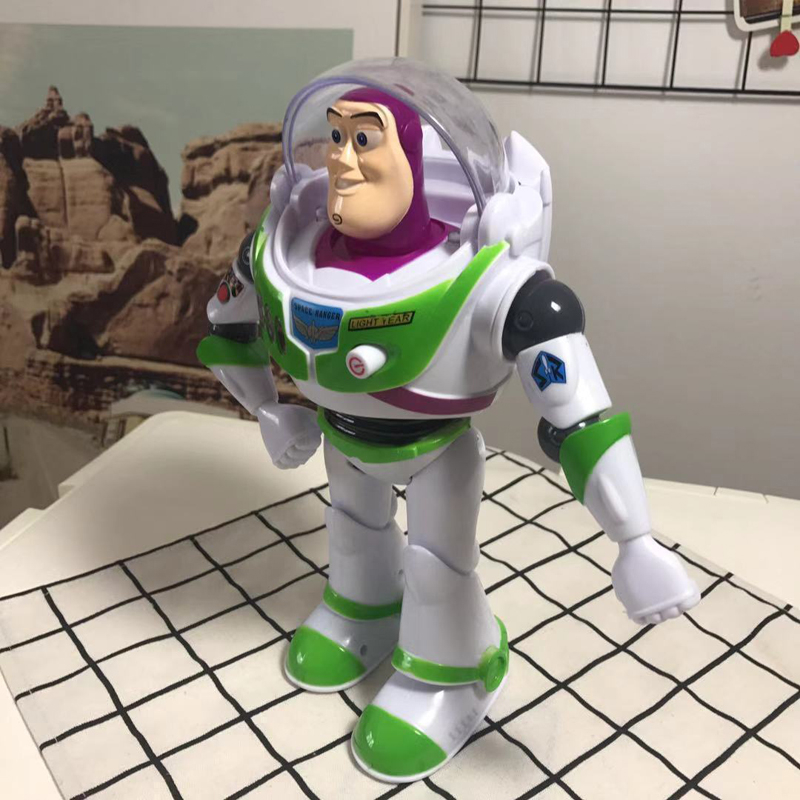DISNEY Mô Hình Nhân Vật toy story 4 Rừng / buzz lightyear Phát Nhạc / Đèn 28cm Bằng pvc Dành Cho Trẻ Em