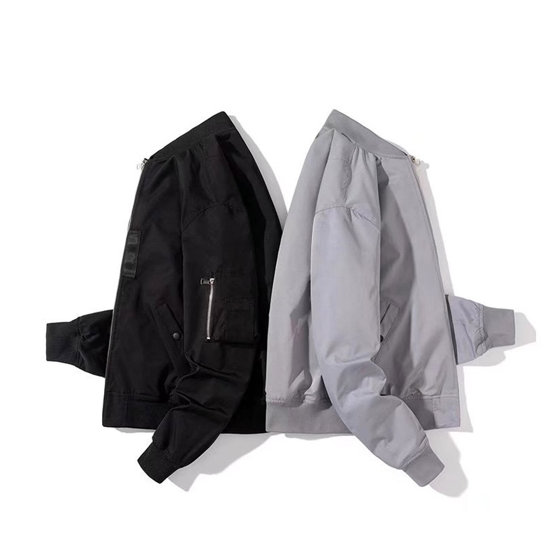 Áo Khoác bomber Màu Sắc Thời Trang Phong Cách Mỹ Cho Nam