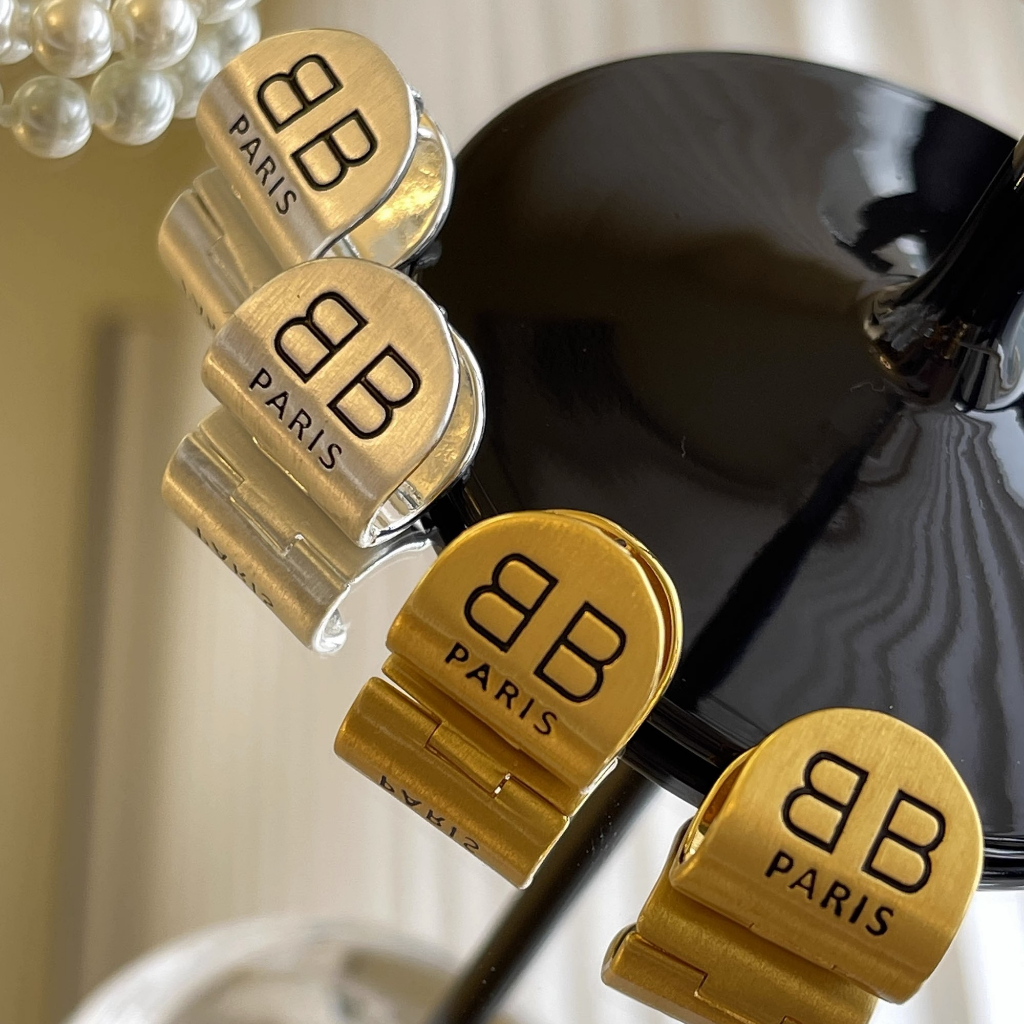 Khuyên Tai Kim Loại Đính Ngọc Trai Màu Vàng Thời Trang Hàn Quốc