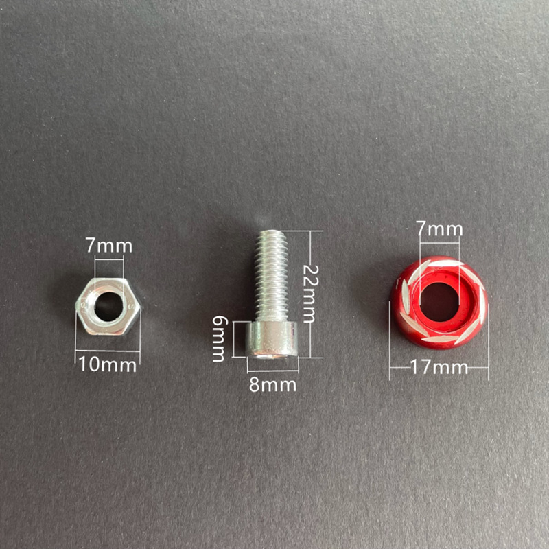 Bộ Ốc Vít m6 Bằng Hợp Kim 6mm Nhiều Màu Sắc Chuyên Dụng Cho Xe Máy