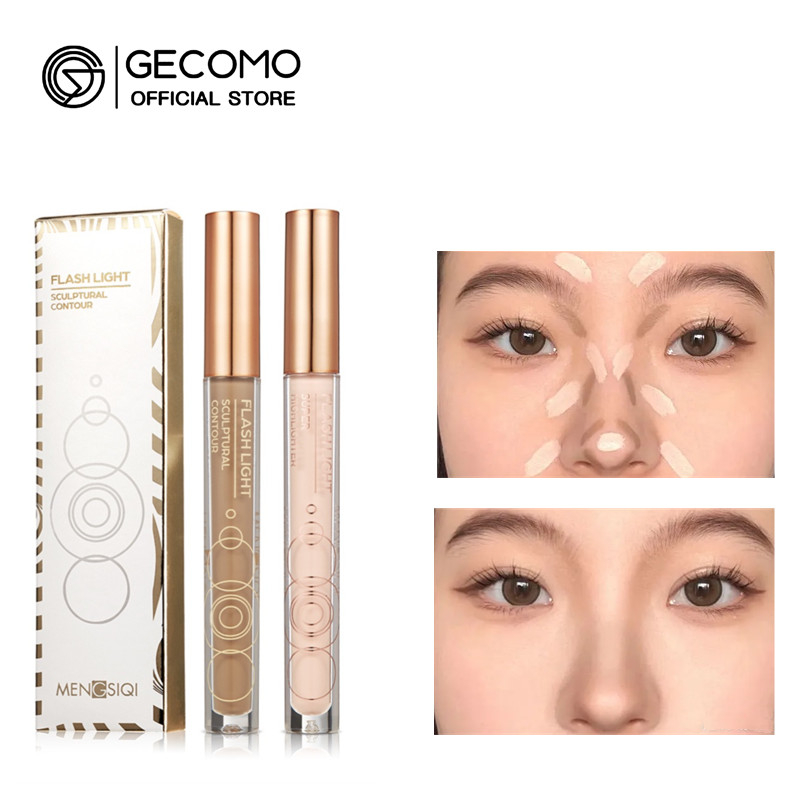 Bút Che Khuyết Điểm GECOMO Có Độ Bóng Cao Giúp Tạo Khối Cho Khuôn Mặt