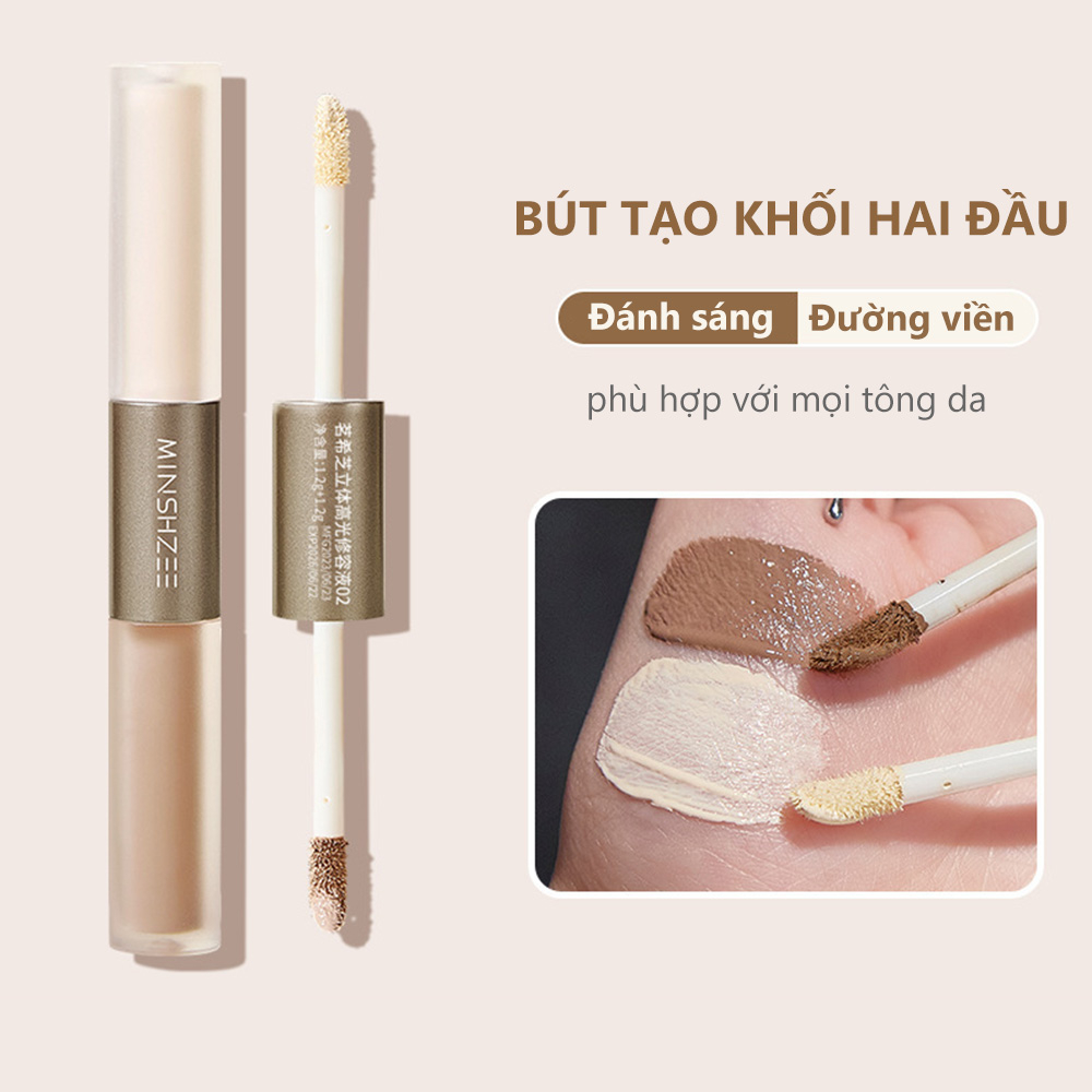 Bút Che Khuyết Điểm GECOMO Có Độ Bóng Cao Giúp Tạo Khối Cho Khuôn Mặt