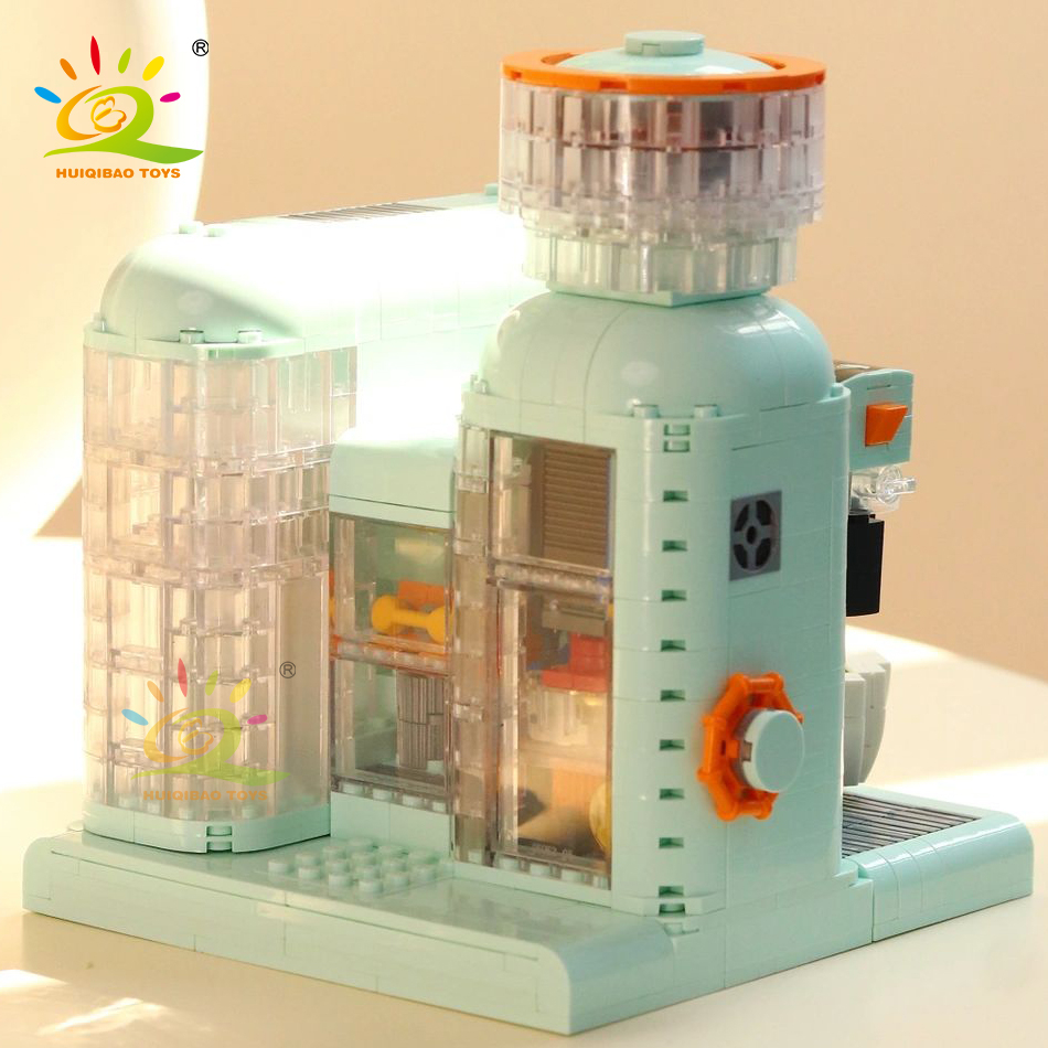 Bộ Đồ Chơi Lắp Ráp Máy Pha Cà Phê Mới 924 Chi Tiết 2 Trong 1