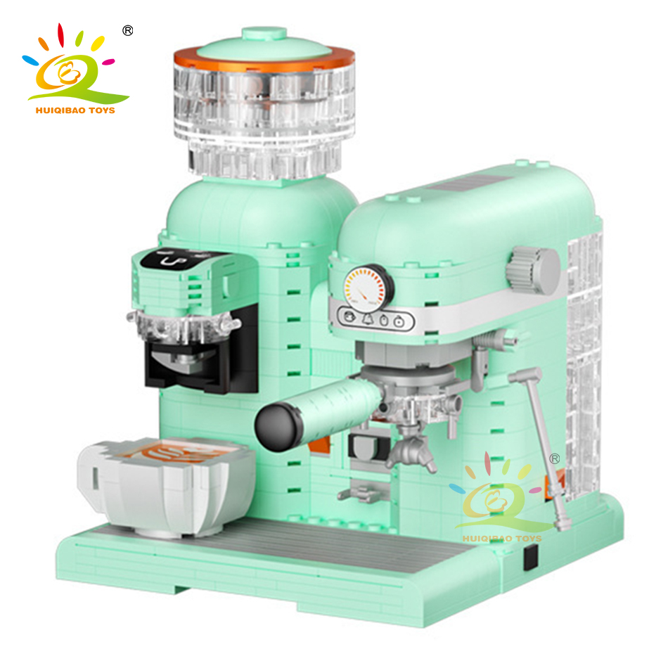 Bộ Đồ Chơi Lắp Ráp Máy Pha Cà Phê Mới 924 Chi Tiết 2 Trong 1