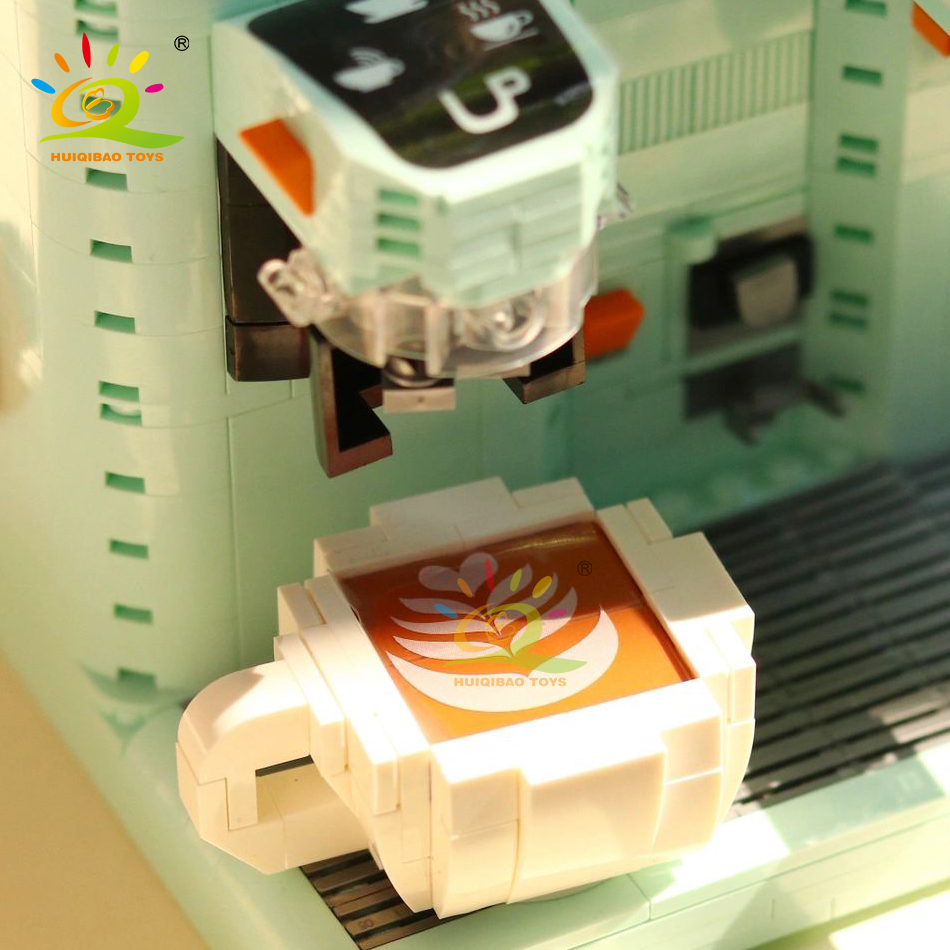 Bộ Đồ Chơi Lắp Ráp Máy Pha Cà Phê Mới 924 Chi Tiết 2 Trong 1