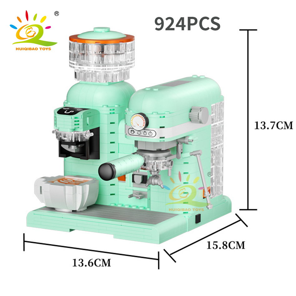 Bộ Đồ Chơi Lắp Ráp Máy Pha Cà Phê Mới 924 Chi Tiết 2 Trong 1