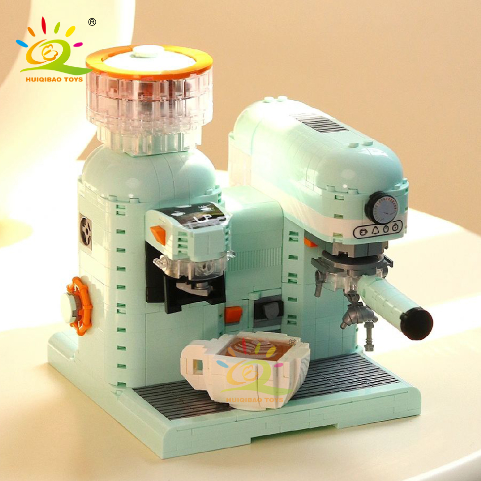 Bộ Đồ Chơi Lắp Ráp Máy Pha Cà Phê Mới 924 Chi Tiết 2 Trong 1