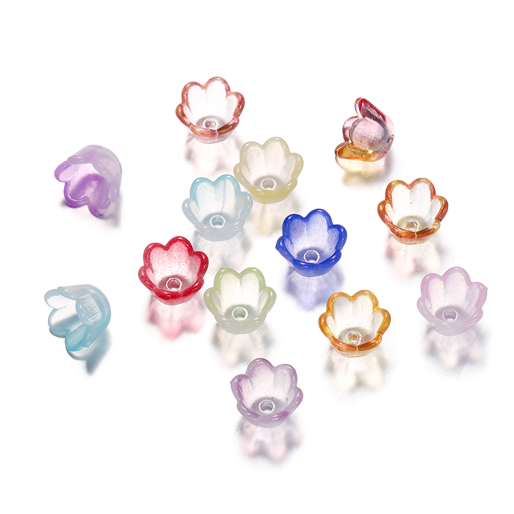 Giá Đỡ Hoa lily Bằng acrylic Hai Màu Kích Thước 7 * 9 * 10mm Dùng Làm Trang Sức diy