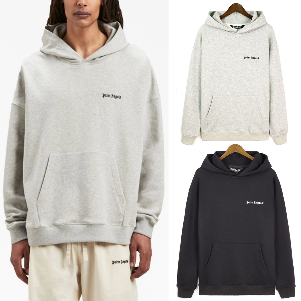 Áo hoodie cotton Thêu Hình Cọ Thiên Thần Phong Cách unisex