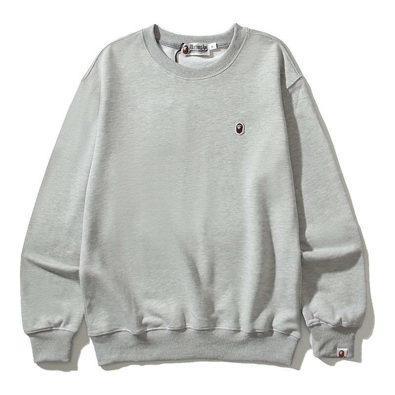 Bape Áo hoodie cotton Thêu Chữ Thời Trang Cho Nam Nữ