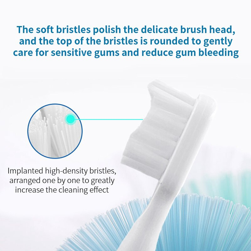 12 Cái / hộp - Đầu Bàn Chải Đánh Răng - t100 / t200 / t300 / t500 / t700 Cho Bàn Chải Điện For xiaomi mijia ddyst01sks / MBS301 / MBS302 / MES601 / MES602 / MES603 / MES604 / MES605 / MES608 Thay Thế