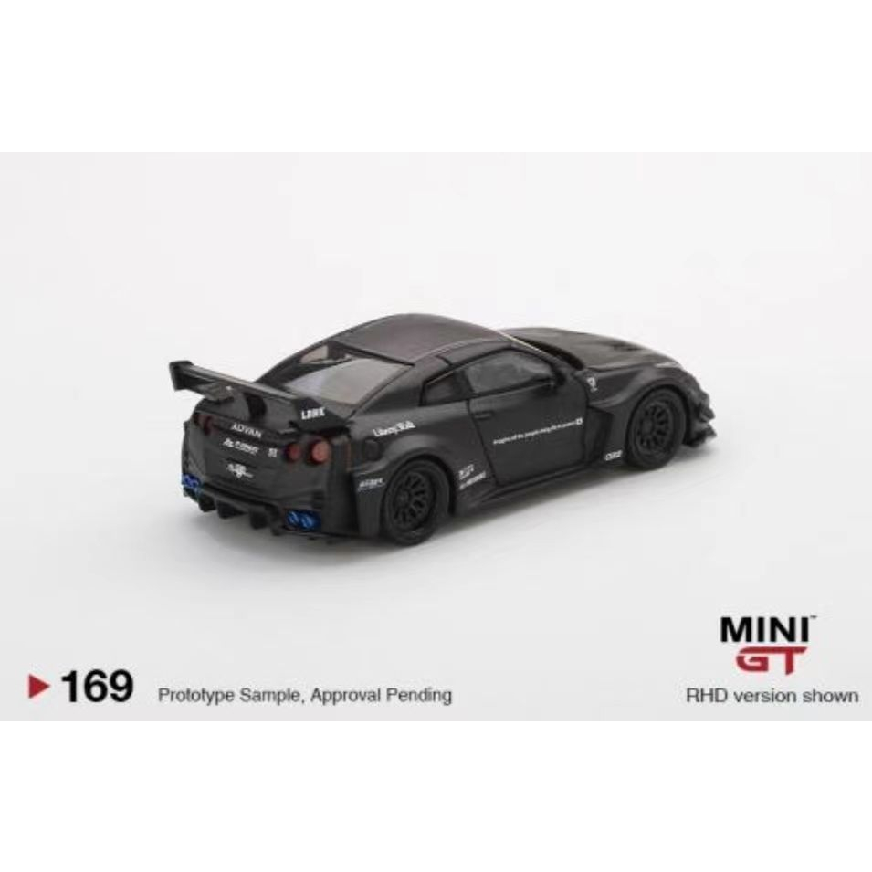Mô Hình Xe Hơi minigt no. 169 gtr Màu Đen Bằng Hợp Kim Chất Lượng Cao