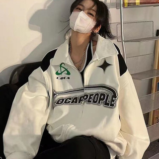 YUYAMAN Áo Khoác áo khoác nữ áo khoácnữ Áo khoác Nỉ Hoodie Zip Chất lượng thời trang thoải mái A28J128
