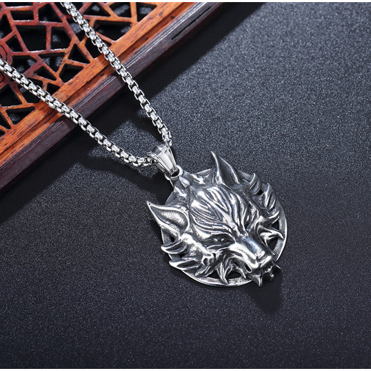 Vòng cổ Mặt Thánh Giá Bằng Thép Không Gỉ Thời Trang Cho Nam