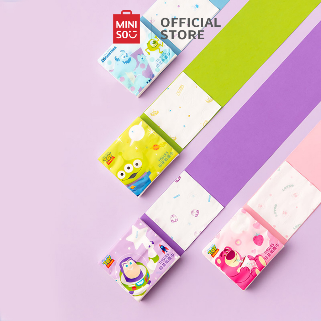 Hộp 40 khăn giấy MINISO họa tiết Disney dễ thương