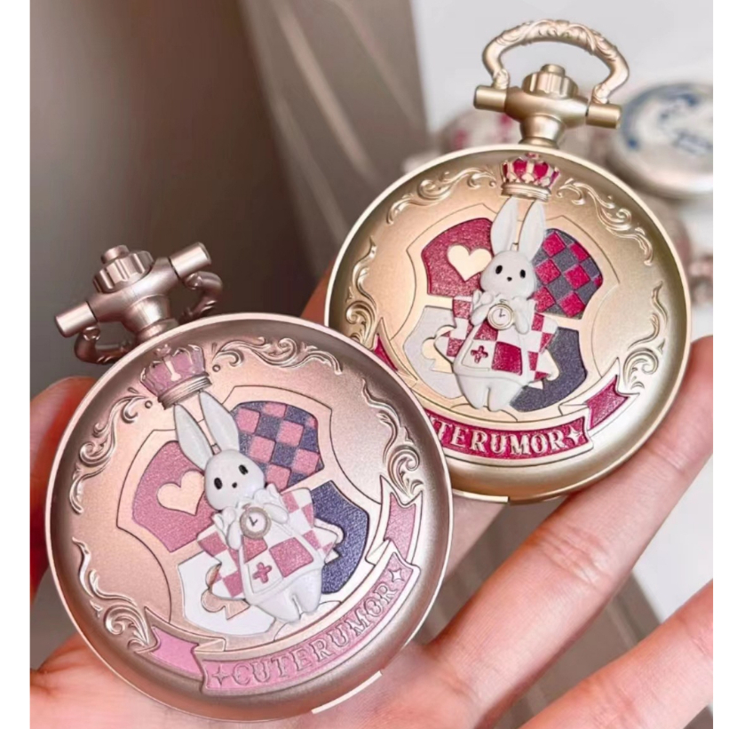 Đồng hồ bỏ túi má hồng CUTE RUMOR Mờ Đường viền Mở rộng tự nhiên thu nhỏ màu Blush Rouge