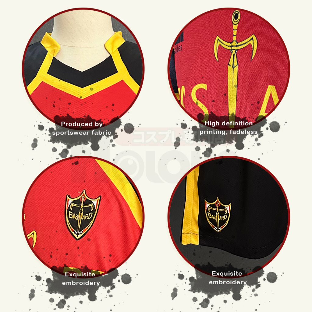 Holoun Blue Lock Cosplay Áo Thun Đồng Phục Bóng Đá Đội hiori yo anime Khóa Xanh Dương Làm Quà halloween