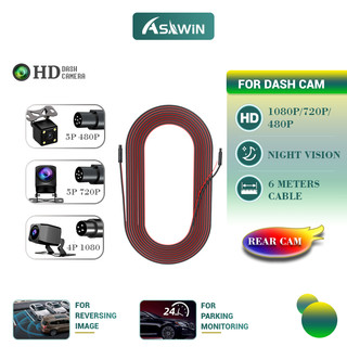 Asawin Camera phía sau Camera sau Dash Cam dự phòng Bãi đậu xe (4P và 5P) 1080P 720P 1080P Camera ngoài ô tô cho ô tô
