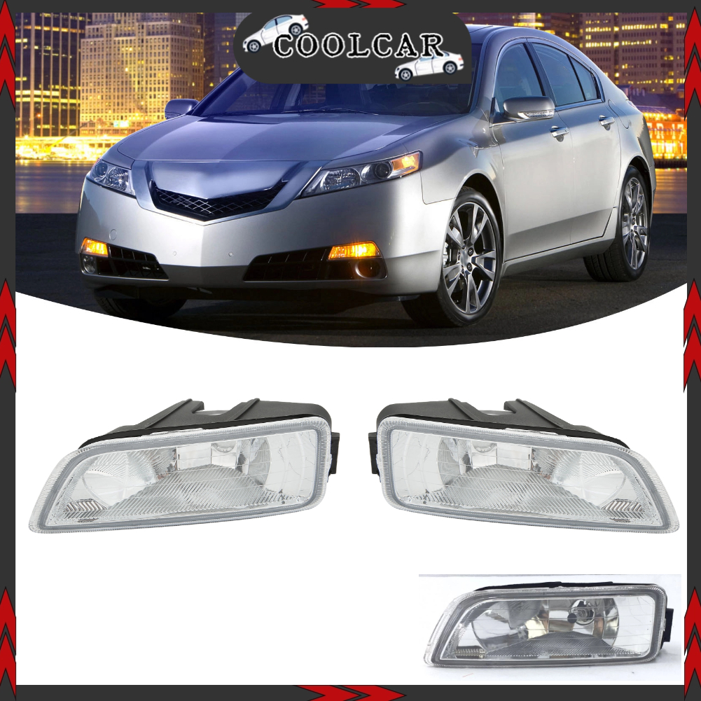 Bộ Đèn Sương Mù Chuyên Dụng Cho Xe Hơi - cản lái không cần thay thế bóng cho Honda Accord Acura TL 4DR Sedan 2003‑2007 - CoolCar