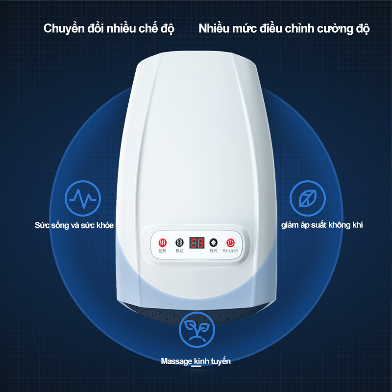 Máy massage tay VNNETLAN S1 hỗ trợ chuyên sâu vị trí mu bàn tay/ cổ tay/ lòng bàn tay/ ngón tay