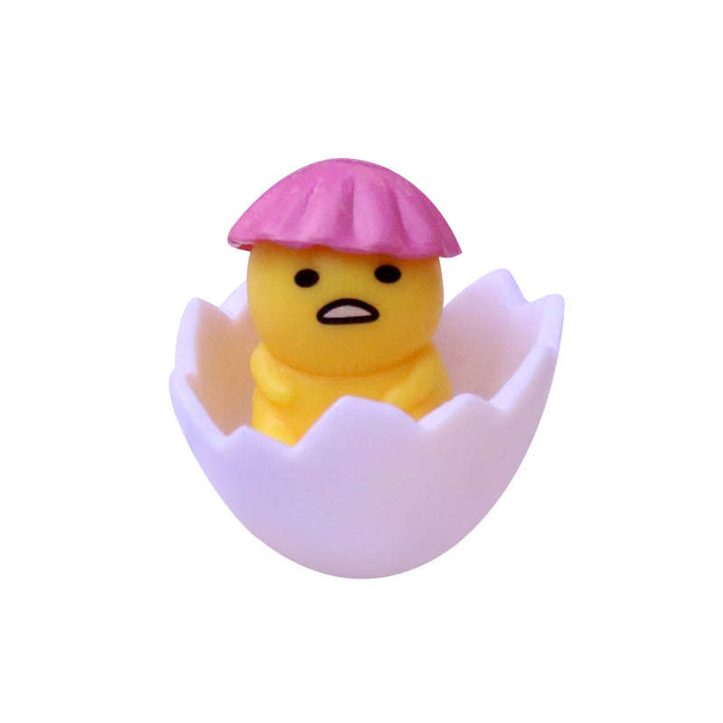 Set 6 Mô Hình Nhân Vật Phim Hoạt Hình Nhật Bản sanrio gudetama 4-4.5cm Bằng pvc
