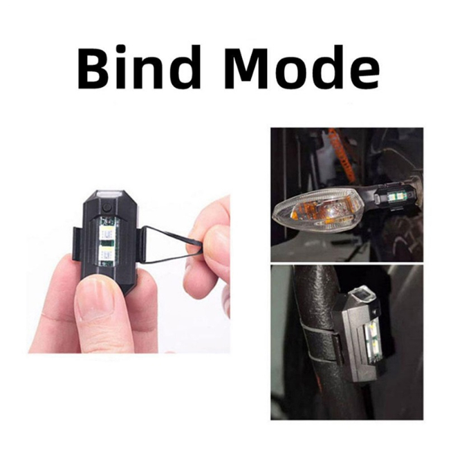 Đèn led Cảnh Báo mini Chống Va Chạm 7 Màu Thông Dụng Cho Xe Hơi / Máy Bay / Máy Bay Điều Khiển Từ Xa