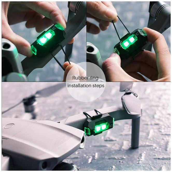 Đèn led Cảnh Báo mini Chống Va Chạm 7 Màu Thông Dụng Cho Xe Hơi / Máy Bay / Máy Bay Điều Khiển Từ Xa