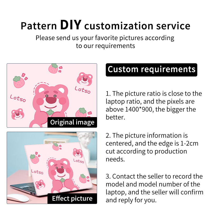 Vỏ máy tính xách tay Strawberry Bear Vỏ cứng cho Macbook 2023 Air 15 13.6 Inch M2 A2941 A2681 Pro 14 16 M1 A2442 Pro 13 A2338 A2251 Air 13 A2179 A2337 Vỏ máy tính xách tay