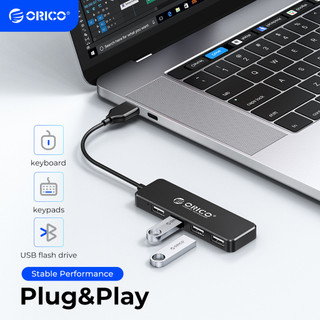 Bộ HUB ORICO FL01 4 Cổng USB 2.0 OTG tốc độ cao thích hợp cho máy tính iMac/máy tính bảng/laptop